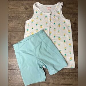 Girls Zella Short and Tank Set Size L 10/12